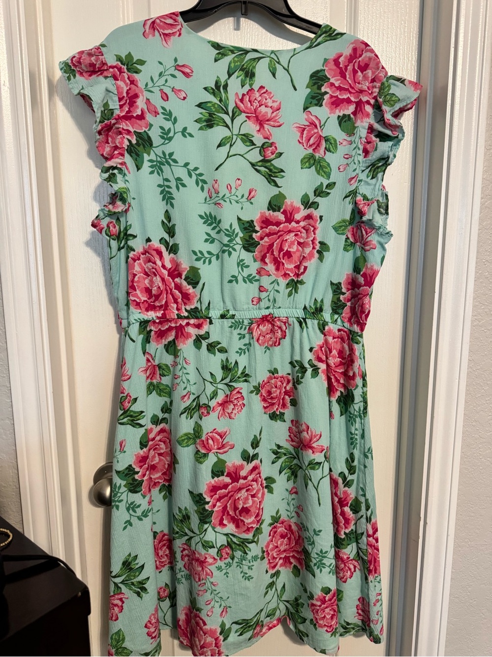 Gymboree Women’s “Time for Tea” Pink Rose Floral Dress on Mint